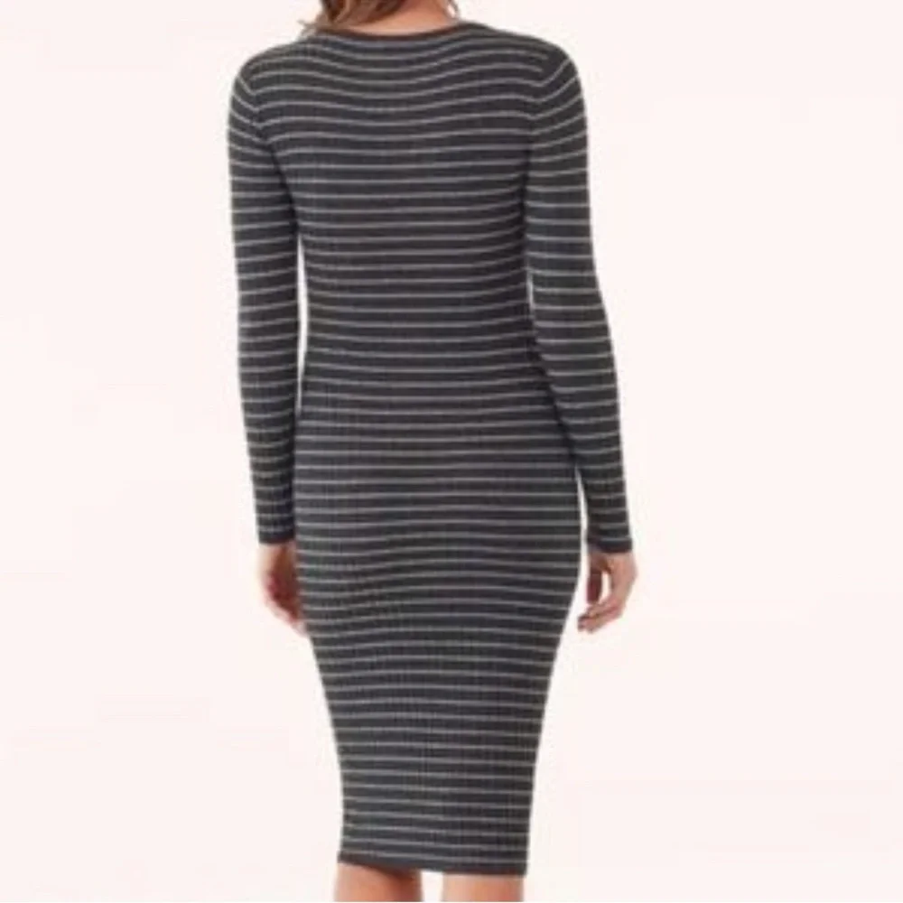 Splendid Kinsley Striped Sweater Midi Dress Size Small